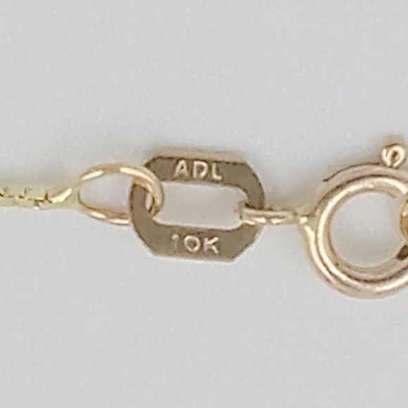 Vintage 10K YG Tiny Locket with Chain - Picture 10 of 15